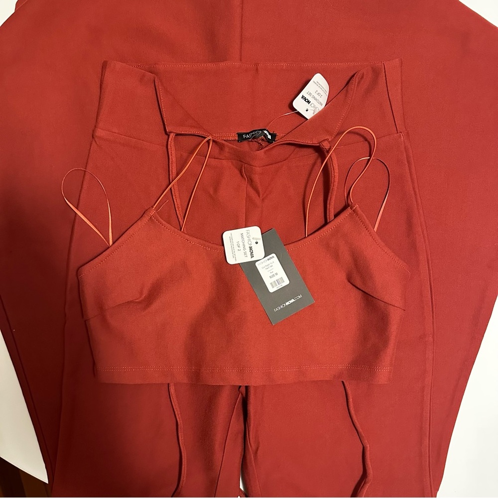 Orange Pant Set - Picture 2 of 6